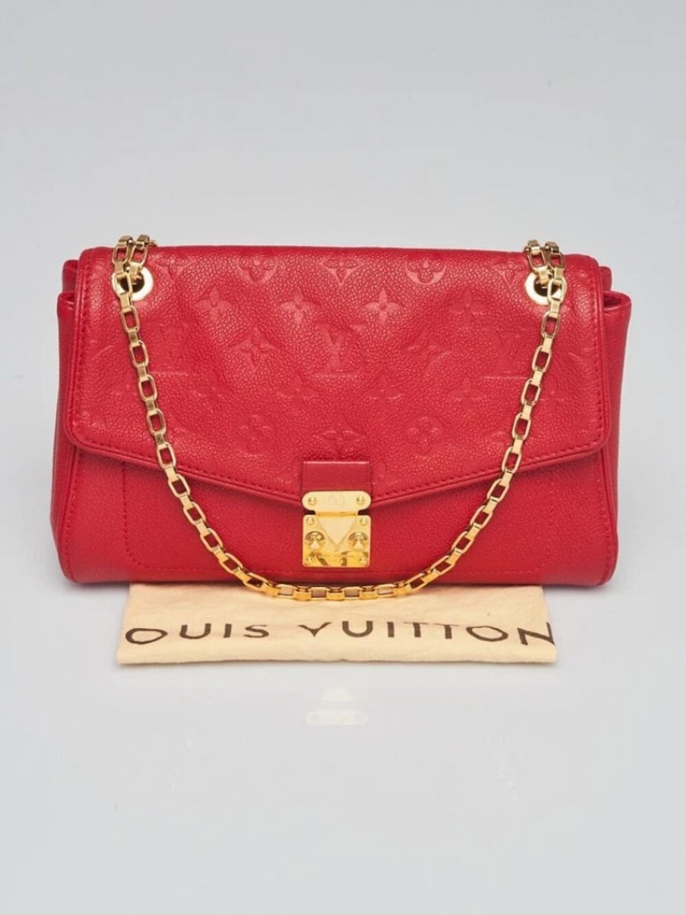 Louis Vuitton Cerise Monogram Empreinte Leather St Germain PM Bag - Picture 2 of 12